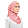 Kalsom Light Chiffon Scarf in Rose Pink